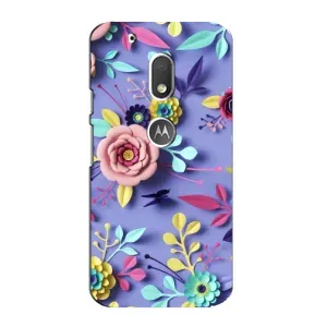 Чохли з квітами для Motorola MOTO G4 Play (VPrint) (Дизайн квітів)