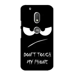 Чехол с принтом «Dont Touch» для Motorola MOTO G4 Play