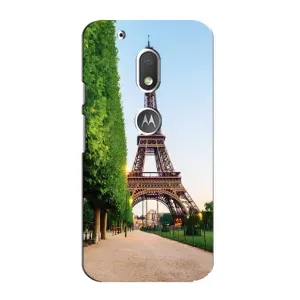 Чохол Ейфелева Вежа Motorola MOTO G4 Play - (AlphaPrint) (Дорога до Парижу)