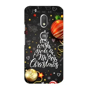 Рождественские Чехлы для Motorola MOTO G4 Play (VPrint) (Елочка)
