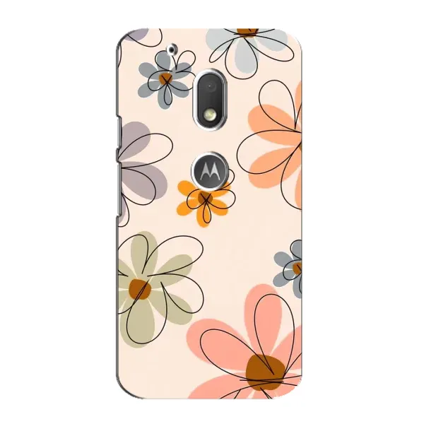 Чехол с принтом «Разноцветные цветы» для Motorola MOTO G4 Play Чехол с принтом «Разноцветные цветы» для Motorola MOTO G4 Play