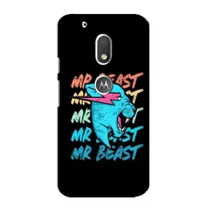 Чохли Містер Біст для Моторола МОТО G4 Плей (logo Mr beast)