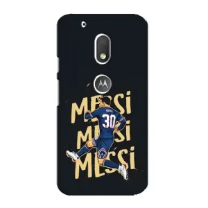 Чохли для Motorola MOTO G4 Play (Leo чемпіон) (AlphaPrint) (Messi ПСЖ)