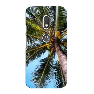 Силіконовий чохол з КАРТИНКАМИ літо для Motorola MOTO G4 Play (AlphaPrint) (Пальма)