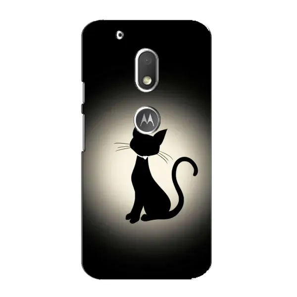 Чохол з принтом «Силует котика» для Motorola MOTO G4 Play Чохол з принтом «Силует котика» для Motorola MOTO G4 Play