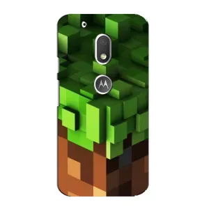 Чохол Майнкрафт на Motorola MOTO G4 Play (AlphaPrint) Minecraft (текстура Майнкрафт)