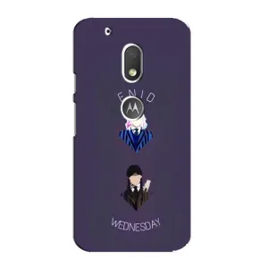 Чохли Венсдей на Motorola MOTO G4 Play Уенсдей (AlphaPrint) (Венздей і подруга)