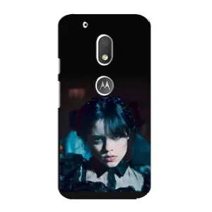 Чохли Венсдей на Motorola MOTO G4 Play Уенсдей (AlphaPrint) (погляд Венздей)