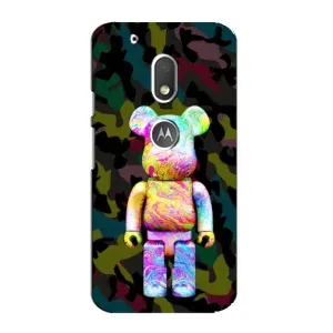 Чохли для Motorola MOTO G4 Play - Bearbrick Louis Vuitton (PREMIUMPrint) (Яскравий Bearbrick)