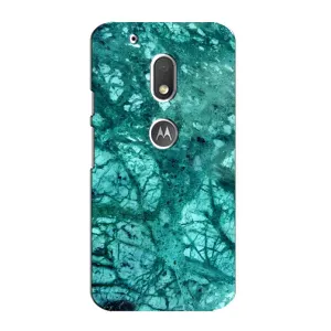 Мраморний чехол на Motorola MOTO G4 Play (VPrint) (Зелений мрамор)