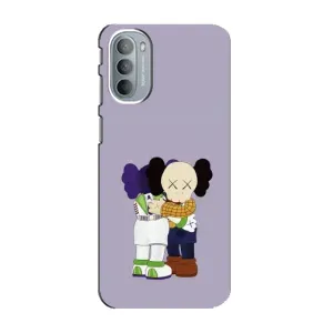 Чехлы для Motorola MOTO G41 - Bearbrick Louis Vuitton (PREMIUMPrint) (Дружба Беарбрик)