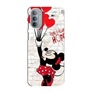 Чехол Disney Mouse Motorola MOTO G41 (PREMIUMPrint) (Heart Minni)