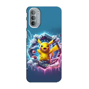 Чохол з принтом «Лого Пікачу» для Motorola MOTO G41