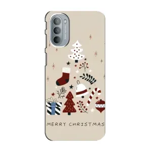 Рождественские Чехлы для Motorola MOTO G41 (VPrint) (Merry Christmas)