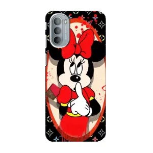 Чехол Disney Mouse Motorola MOTO G41 (PREMIUMPrint) (Минни Маус ЛВ)