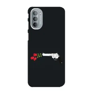 Чехлы (ART) Цветы на Motorola MOTO G41 (VPrint) (Неожиданные цветы)