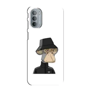 Чехлы с Обезьянами NFT для Motorola MOTO G41 (AlphaPrint) (обезьяна NFT Adidas)