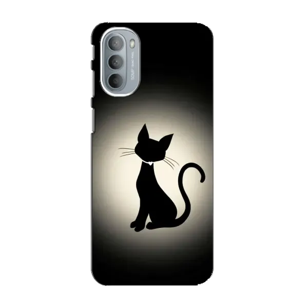 Чохол з принтом «Силует котика» для Motorola MOTO G41 Чохол з принтом «Силует котика» для Motorola MOTO G41