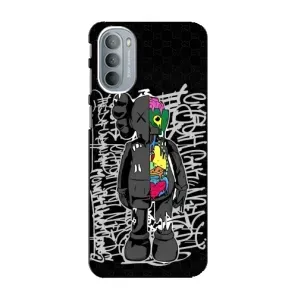 Чехлы для Motorola MOTO G41 - Bearbrick Louis Vuitton (PREMIUMPrint) (Стиль Bearbrick)