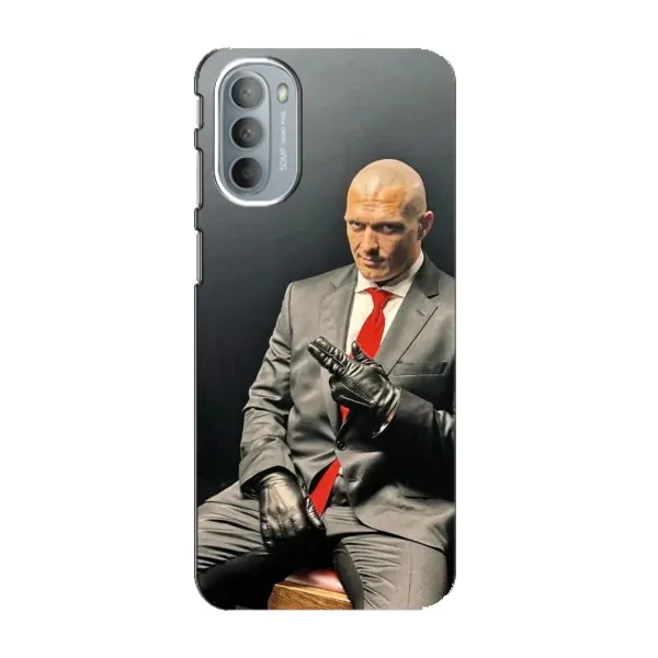 Чехол с принтом «Усик Hitman» для Motorola MOTO G41
