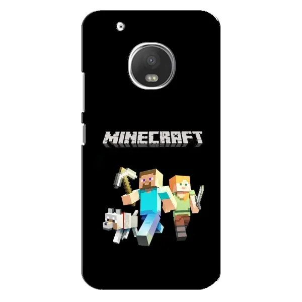Чохол з принтом «герої Minecraft» для Motorola MOTO G5 Plus Чохол з принтом «герої Minecraft» для Motorola MOTO G5 Plus