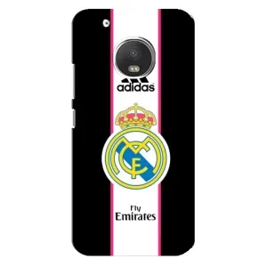 Чехол для Motorola MOTO G5 Plus с принтом (Лого Real Madrid)
