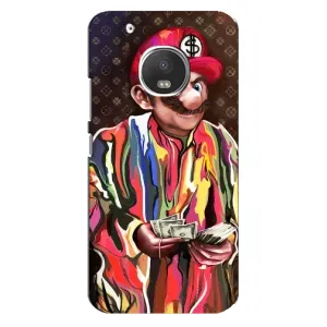 Бренднові Чохли для Motorola MOTO G5 Plus - (PREMIUMPrint) (Mario LV)
