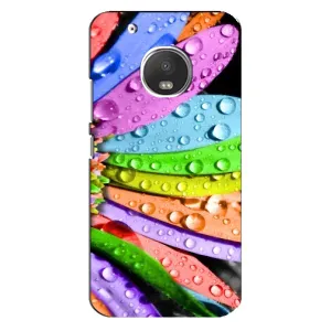 Чехлы (ART) Цветы на Motorola MOTO G5 Plus (VPrint) (Семицветик)