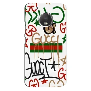 Бренднові Чохли для Motorola MOTO G5 Plus - (PREMIUMPrint) (Стиль GUUCI)