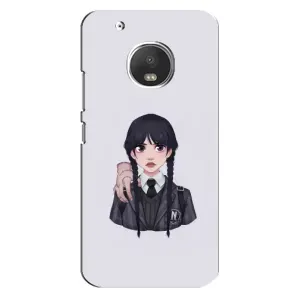 Чохли Венсдей на Motorola MOTO G5 Plus Уенсдей (AlphaPrint) (Венздей і Річ)