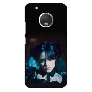 Чохли Венсдей на Motorola MOTO G5 Plus Уенсдей (AlphaPrint) (погляд Венздей)