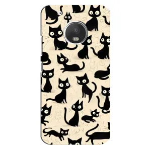 Чехол с рисунком кот на Motorola MOTO G5