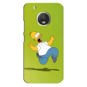 Чехол с Симпсонами для Motorola MOTO G5 (VPrint) (Гомер Симпсон)
