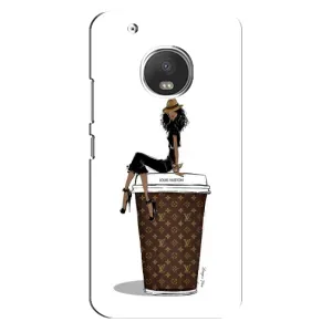 Чехлы Луи Витон для Motorola MOTO G5 (AlphaPrint - LOUIS VUITTON) (кофе LOUIS VUITTON)