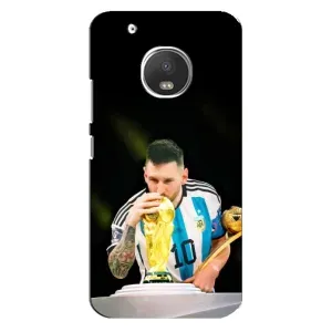 Чехлы для Motorola MOTO G5 (Leo чемпион) (AlphaPrint) (Кубок Месси)