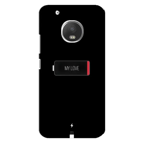 Чехол с принтом «Love battery» для Motorola MOTO G5 Чехол с принтом «Love battery» для Motorola MOTO G5