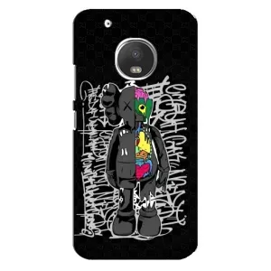 Чохли для Motorola MOTO G5 - Bearbrick Louis Vuitton (PREMIUMPrint) (Стиль Bearbrick)