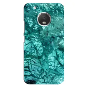 Мраморный чехол на Motorola MOTO G5 (VPrint) (Зеленый мрамор)