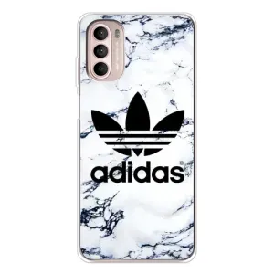 Чохли Адидас для Motorola MOTO G52 (AlphaPrint) (Адідас на мраморі)