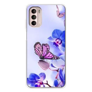 Чохли з квітами для Motorola MOTO G52 (VPrint) (Метелик на квітах)