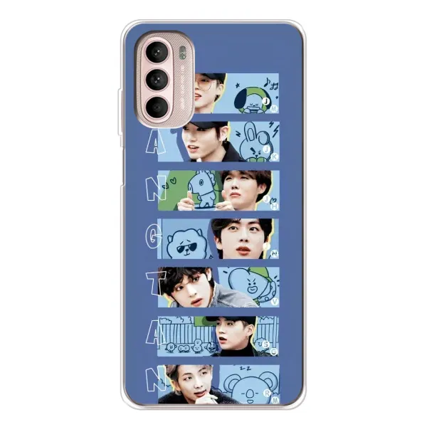 Чехол с принтом «Bangtan» для Motorola MOTO G52 Чехол с принтом «Bangtan» для Motorola MOTO G52