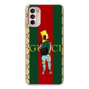 Бренднові Чохли для Motorola MOTO G52 - (PREMIUMPrint) (Барт ГУЧЧІ)