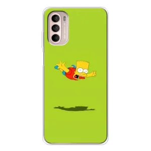 Чjхол з Сімпсонами для Motorola MOTO G52 (VPrint) (Барт Сімпсон)