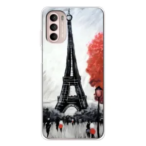 Чохол Ейфелева Вежа Motorola MOTO G52 - (AlphaPrint) (Вежа в Парижі)