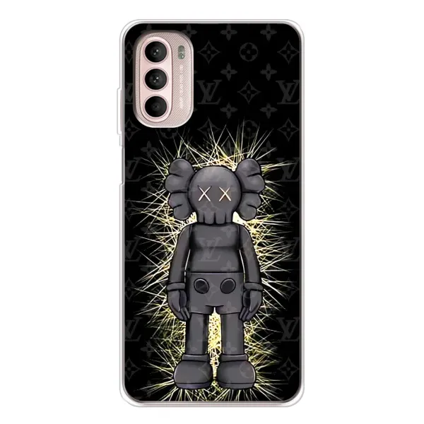 Чохол з принтом «Bearbrick LV» для Motorola MOTO G52