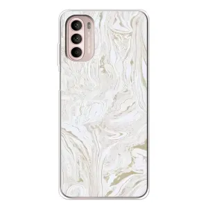 Мраморний чехол на Motorola MOTO G52 (VPrint) (Білий мрамор)