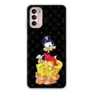 Чехли для Motorola MOTO G52 - Скрудж МакДак Louis Vuitton (PREMIUMPrint) (Богатство Макдака)
