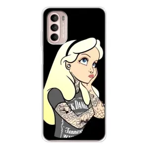 Чохол з друком для Motorola MOTO G52 - (Мода) (AlphaPrint) (Дівчина в тату)