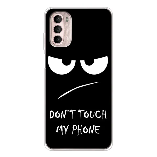 Чохол з принтом «Dont Touch» для Motorola MOTO G52