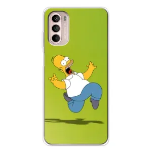 Чjхол з Сімпсонами для Motorola MOTO G52 (VPrint) (Гомер Сімпсон)